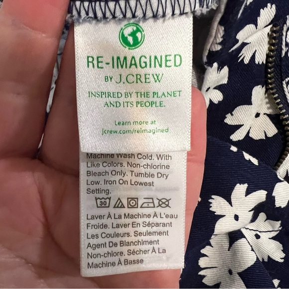 J. Crew Blue and White Floral Shorts - Picture 4 of 6